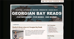 Desktop Screenshot of georgianbayreads.ca